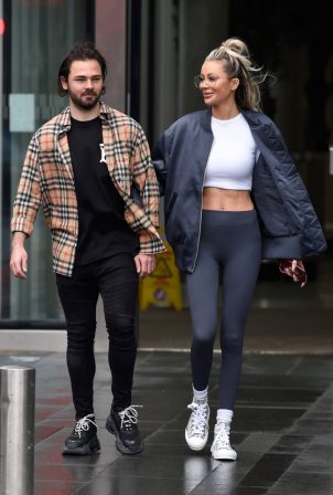 Olivia Attwood - With Bradley Dack on 'Olivia Meets Her Match' set in Manchester