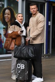 Olivia Buckland and Alex Bowen - Arriving at the Piccadilly Train Station in Manchester