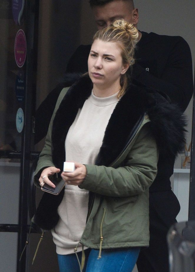 Olivia Buckland - Leaving a cosmetics clinic in Essex