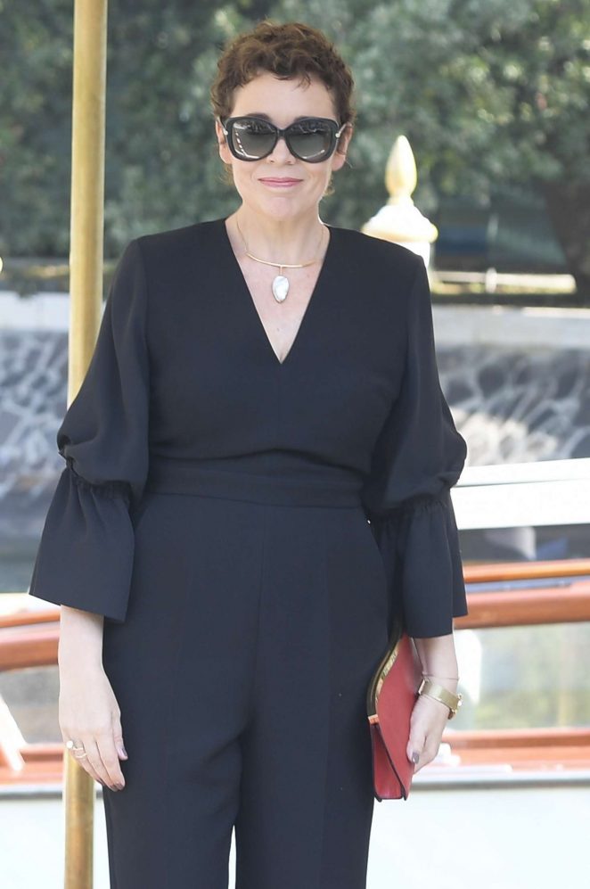 Olivia Colman - Arrives at the Excelsior Hotel in Venice