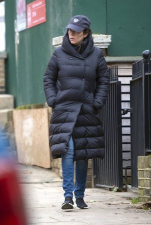 Olivia Colman - Out for a stroll in London