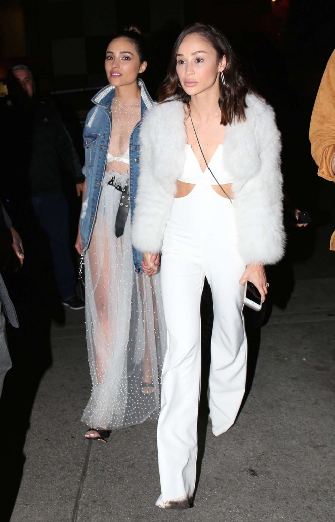 Olivia Culpo and Cara Santana at a Nine West event in Hollywood