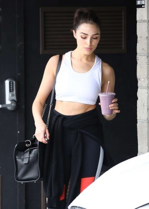 Olivia Culpo - Leaves the gym in Los Angeles