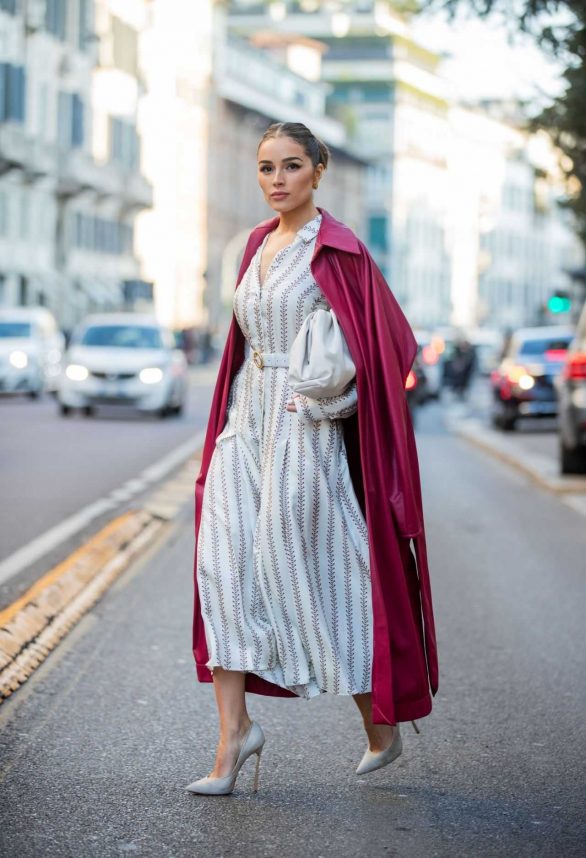 Olivia Culpo - Looks stylis while out and about at Milan Fashion Week