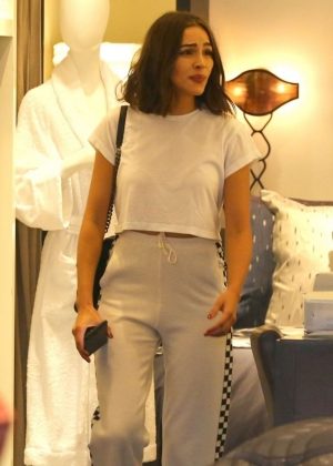 Olivia Culpo out shopping in Beverly Hills