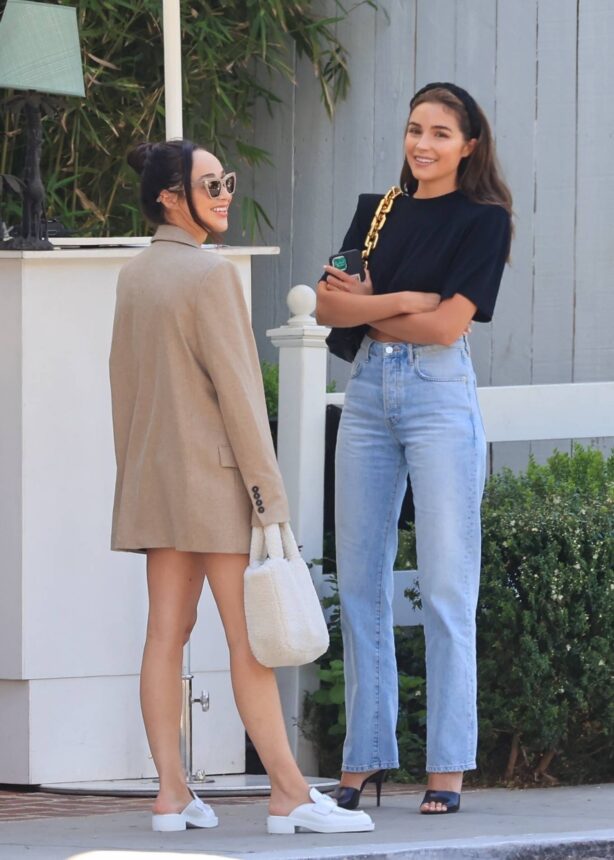 Olivia Culpo - Steps out with Cara Santana in West Hollywood