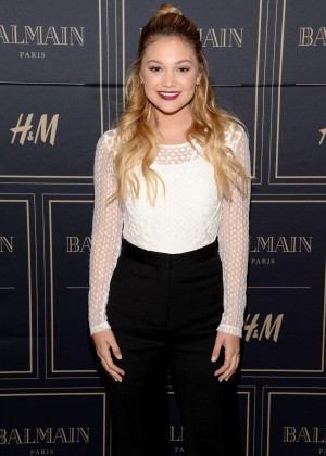 Olivia Holt - Balmain x H&M Los Angeles VIP Pre-Launch in West Hollywood