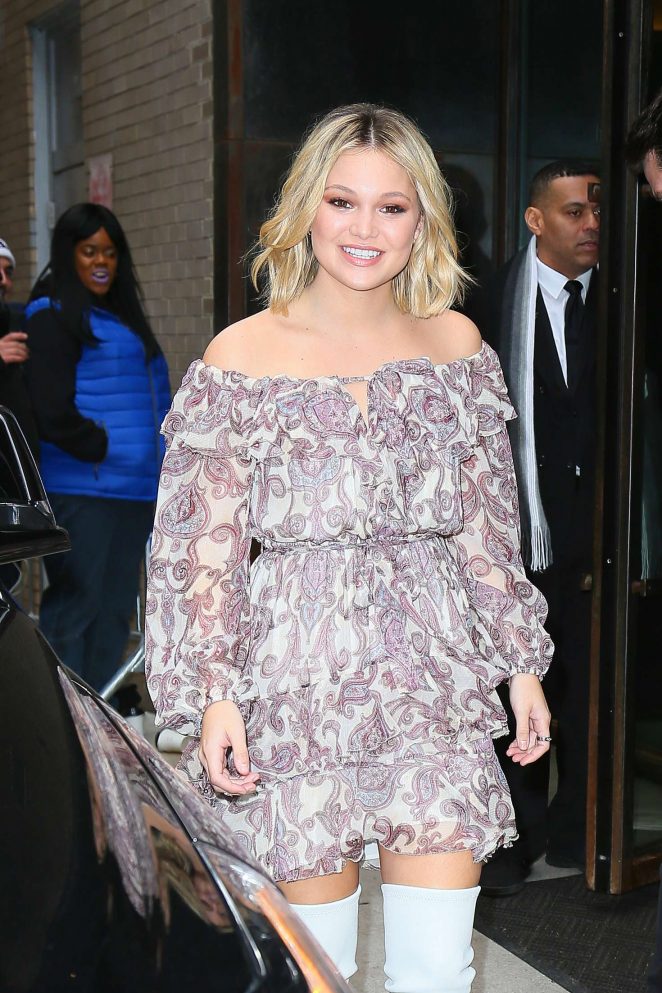 Olivia Holt - Leaving Zimmerman Fashion Show 2018 in NYC
