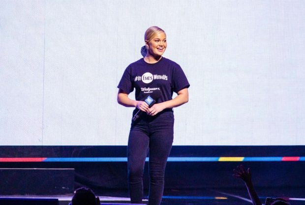 Olivia Holt - On Stage For WE Day at The Tacoma Dome in Tacom