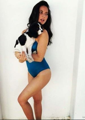 Olivia Munn in Swimsuit on Instagram