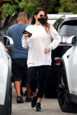 Olivia Munn - Seen leaving a gym in LA