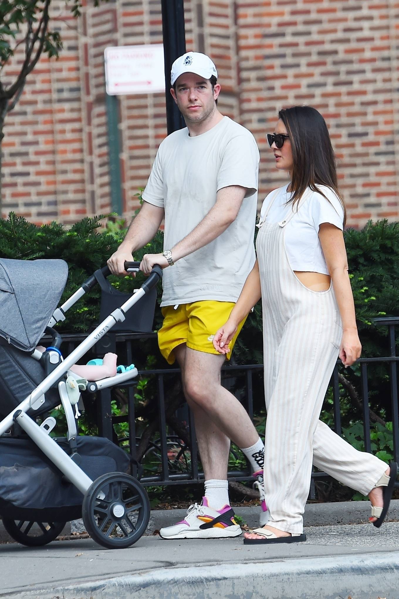 Olivia Munn 2022 : Olivia Munn – With John Mulaney on a stroll with their son Malcolm in Manhattan-05