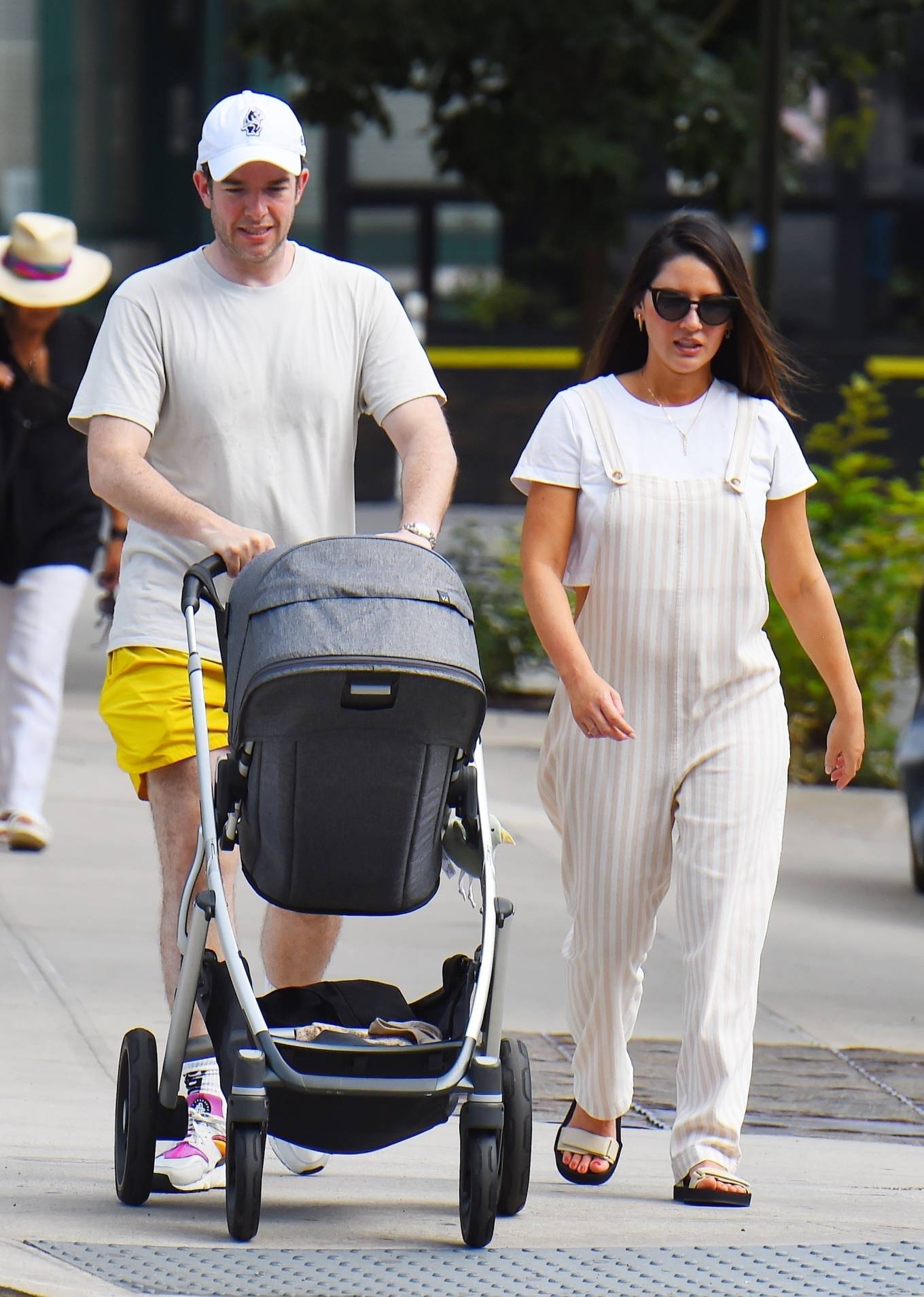Olivia Munn 2022 : Olivia Munn – With John Mulaney on a stroll with their son Malcolm in Manhattan-12
