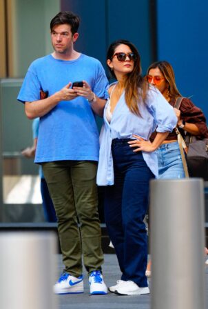 Olivia Munn - With John Mulaney seen shopping at Westfield Mall in New York