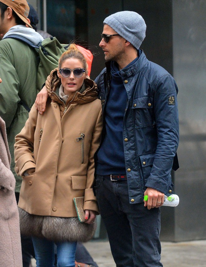 Olivia Palermo and Johannes Huebl out in New York City