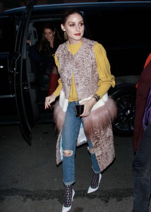 Olivia Palermo - Arrives at Jonathan Simkhai Show in New York