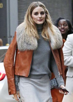 Olivia Palermo - Arriving at the Jonathan Simkhai Show at 2017 NYFW in NYC