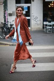 Olivia Palermo - Arriving at the Max Mara Womenswear SS20 Show in Milan