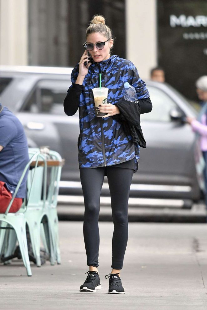 Olivia Palermo - Leaving the gym in New York