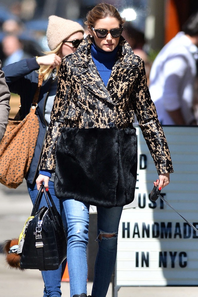 Olivia Palermo - Out and about in NYC