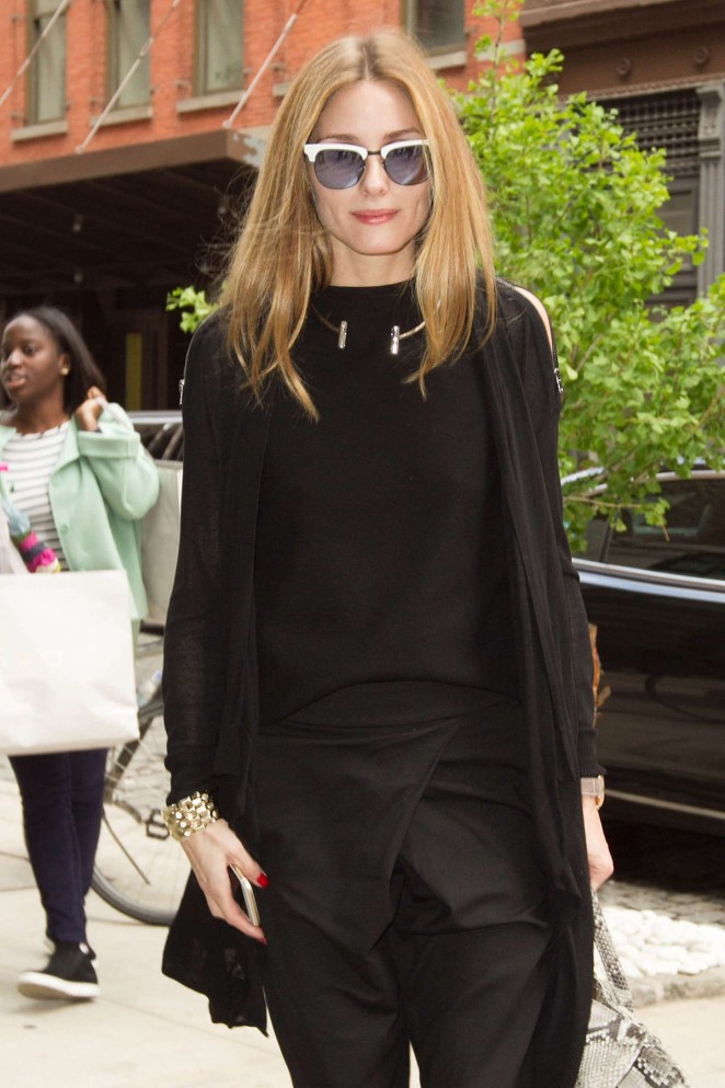 Olivia Palermo - Out and about in Soho