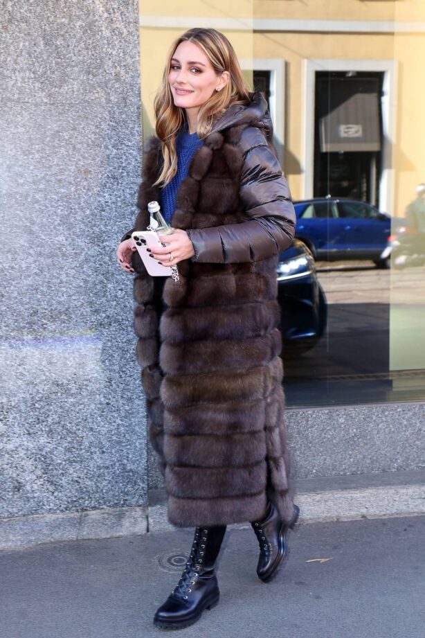 Olivia Palermo - Seen out in Milan during Fashion Week