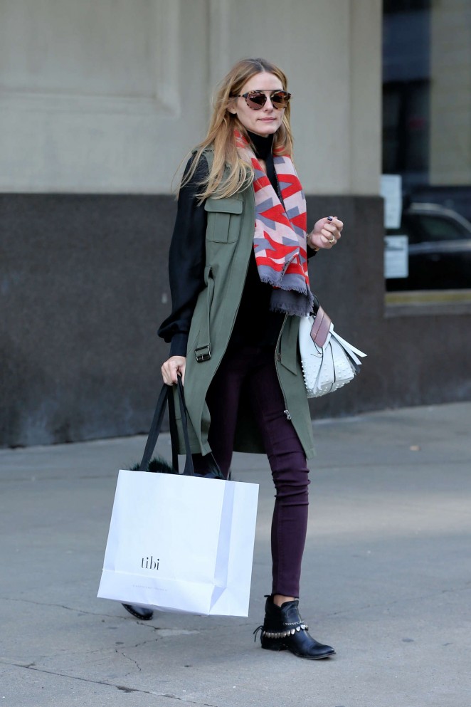 Olivia Palermo Shopping in New York City
