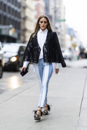 Olivia Palermo - Steps out in New York City