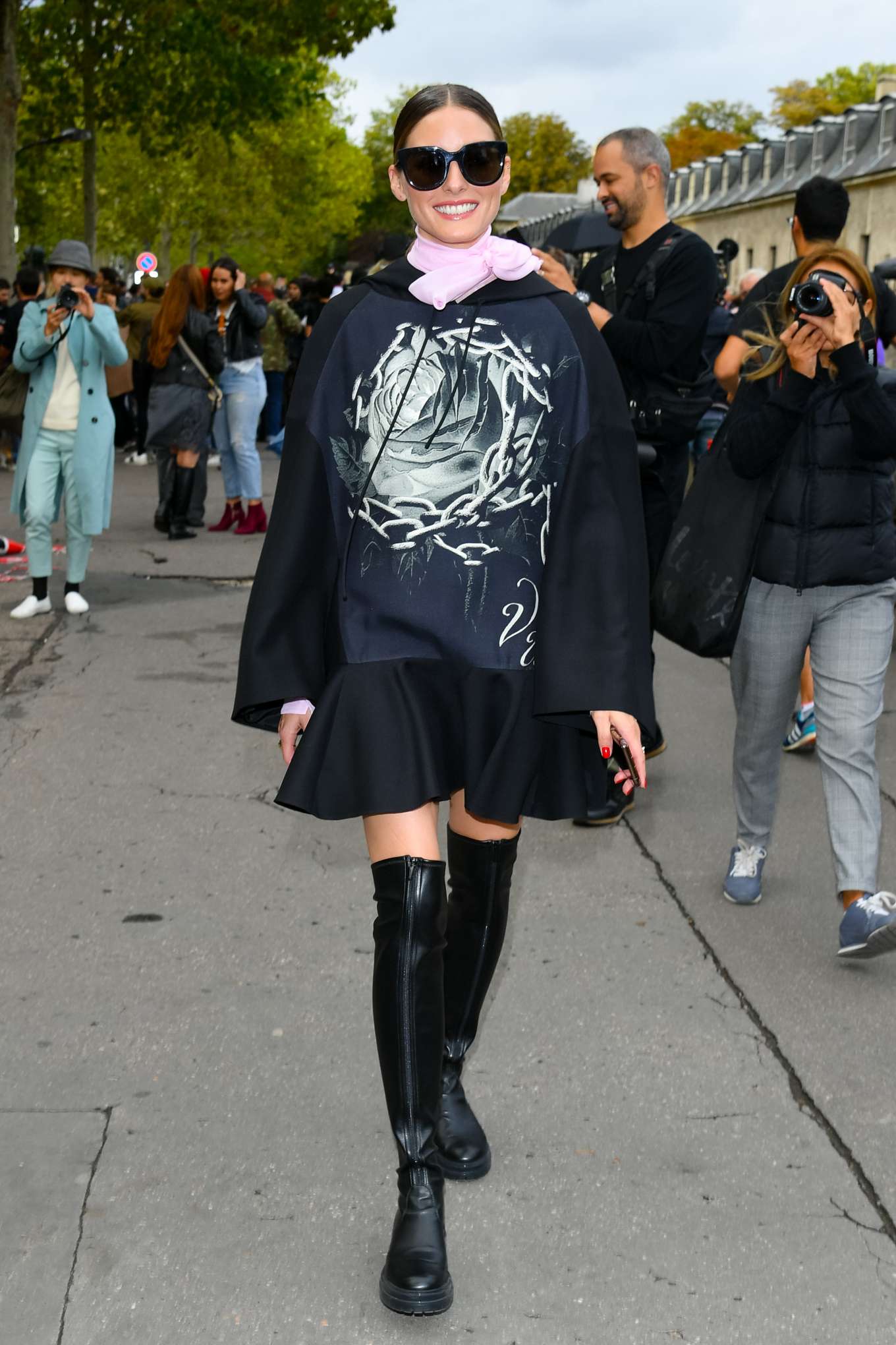 Olivia Palermo Valentino Womenswear Ss 2020 Show At Paris Fashion