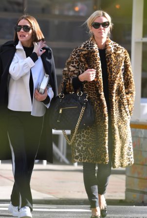 Olivia Palermo - With Nicky Hilton seen shopping for jewelry at Alexis Bittar at Sant Ambroeus