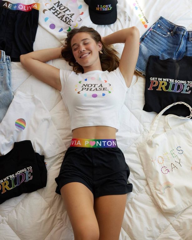 Olivia Ponton - American Eagle Pride Collection 2023
