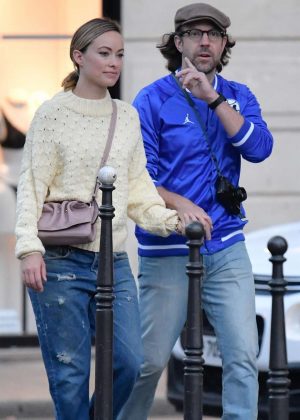 Olivia Wilde and Jason Sudeikis - Out in Paris