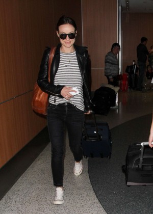 Olivia Wilde Arrives LAX Airport in Los Angeles