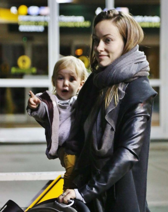 Olivia Wilde at Vancouver International Airport