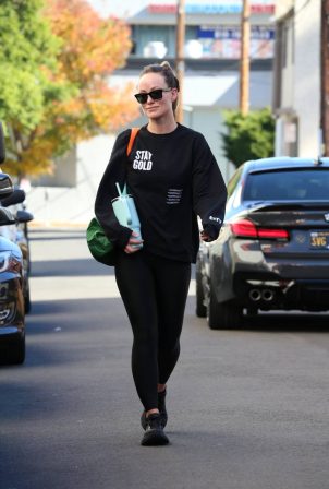 Olivia Wilde - Heads out of the gym in Los Angeles