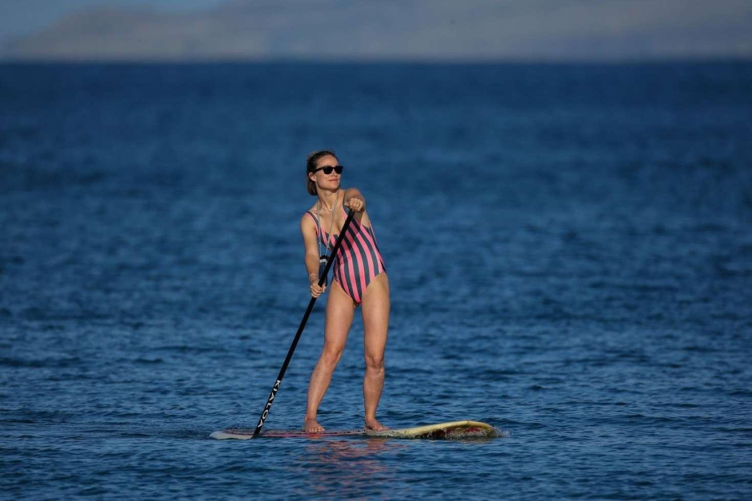 Olivia Wilde 2017 : Olivia Wilde in Swimsuit Paddleboarding -02