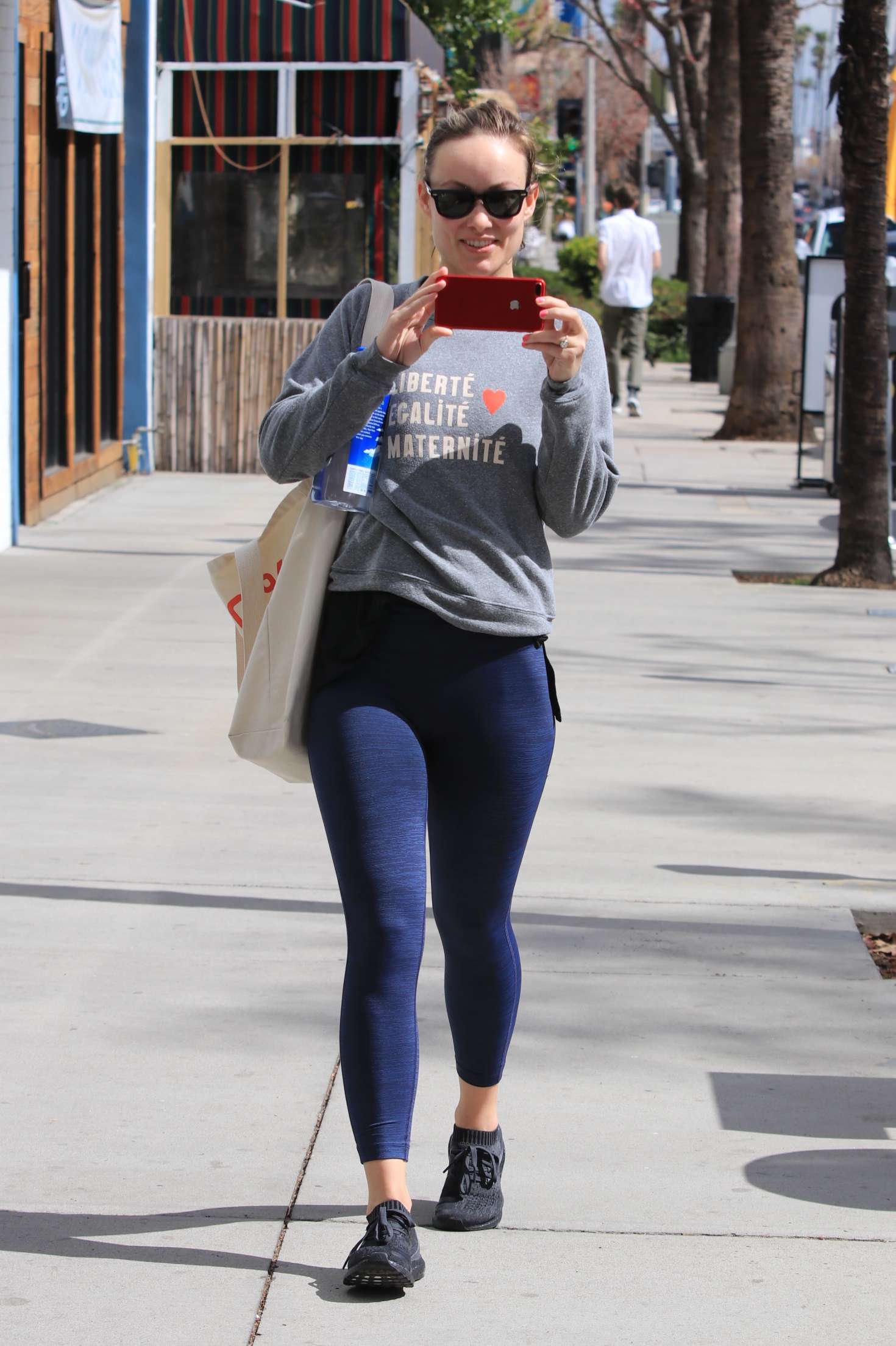 Olivia Wilde 2018 : Olivia Wilde in Tights: Hits the gym -04. 