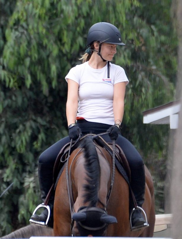 Olivia Wilde is Horseback Riding in Los Angeles