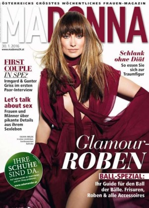 Olivia Wilde - Madonna Magazine Cover (January 2016)
