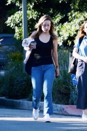 Olivia Wilde - Makeup free with screenwriter and producer Katie Silberman in Los Angeles
