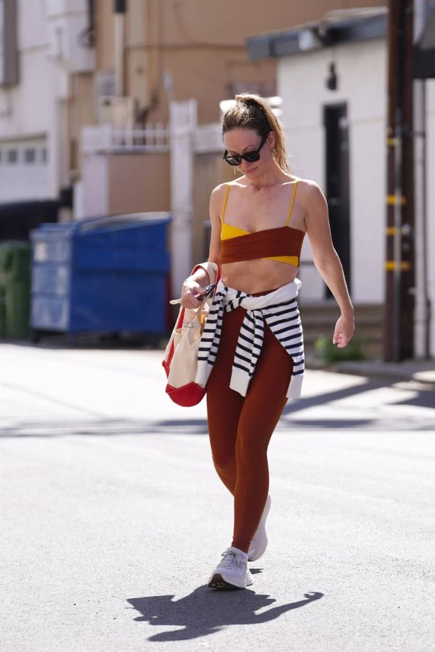 Olivia Wilde - Seen after her gym session in Los Angeles