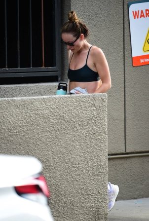 Olivia Wilde - Seen after morning workout in Los Angeles