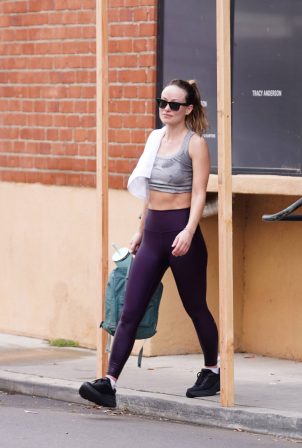 Olivia Wilde - Seen after workout in Studio City
