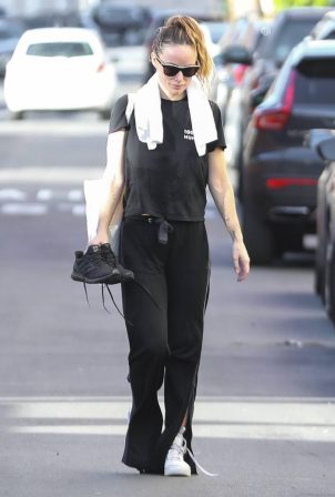 Olivia Wilde - Seen after workout session in Los Angeles