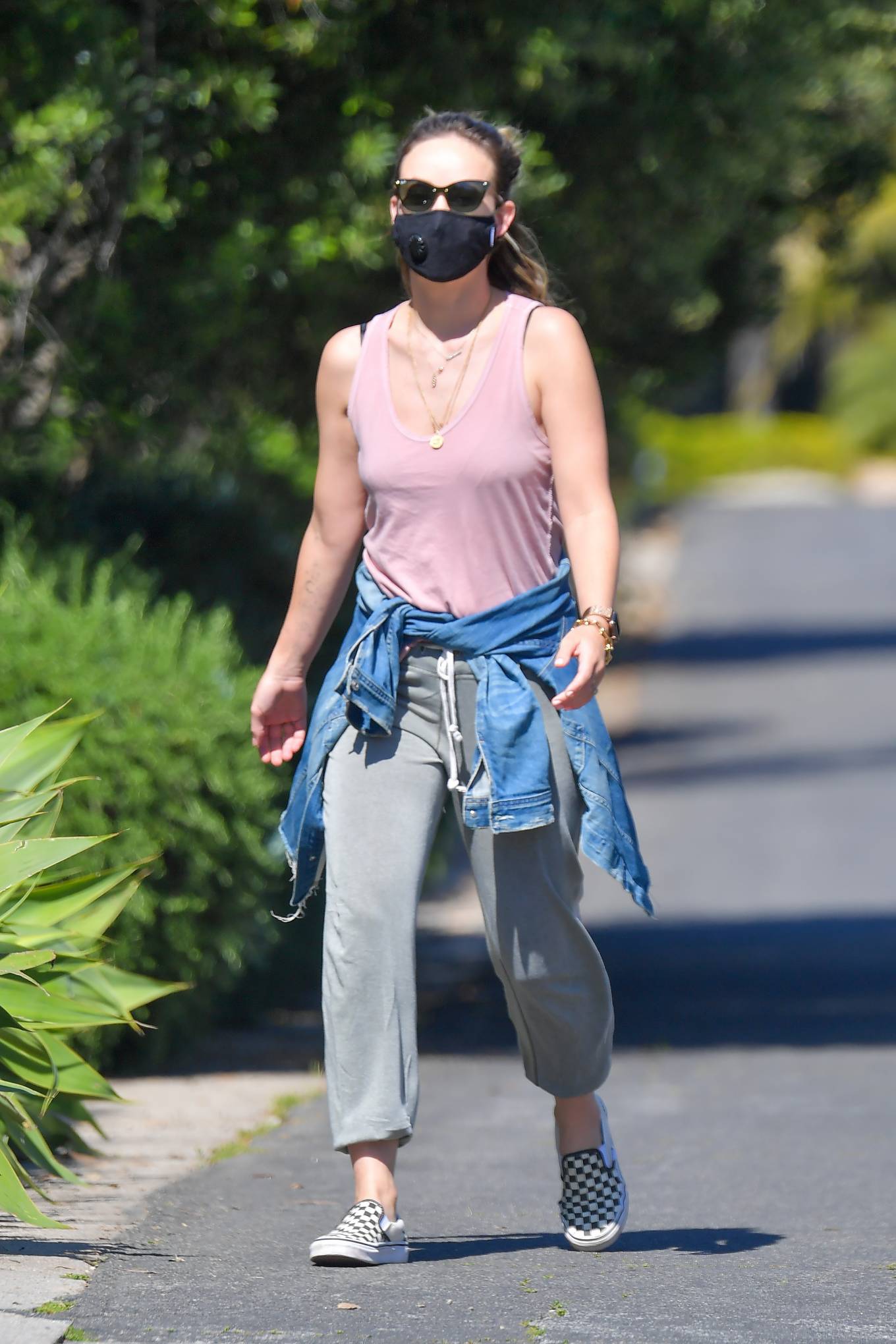 Olivia Wilde 2020 : Olivia Wilde – Takes a walk with a friend in Santa Monica-10