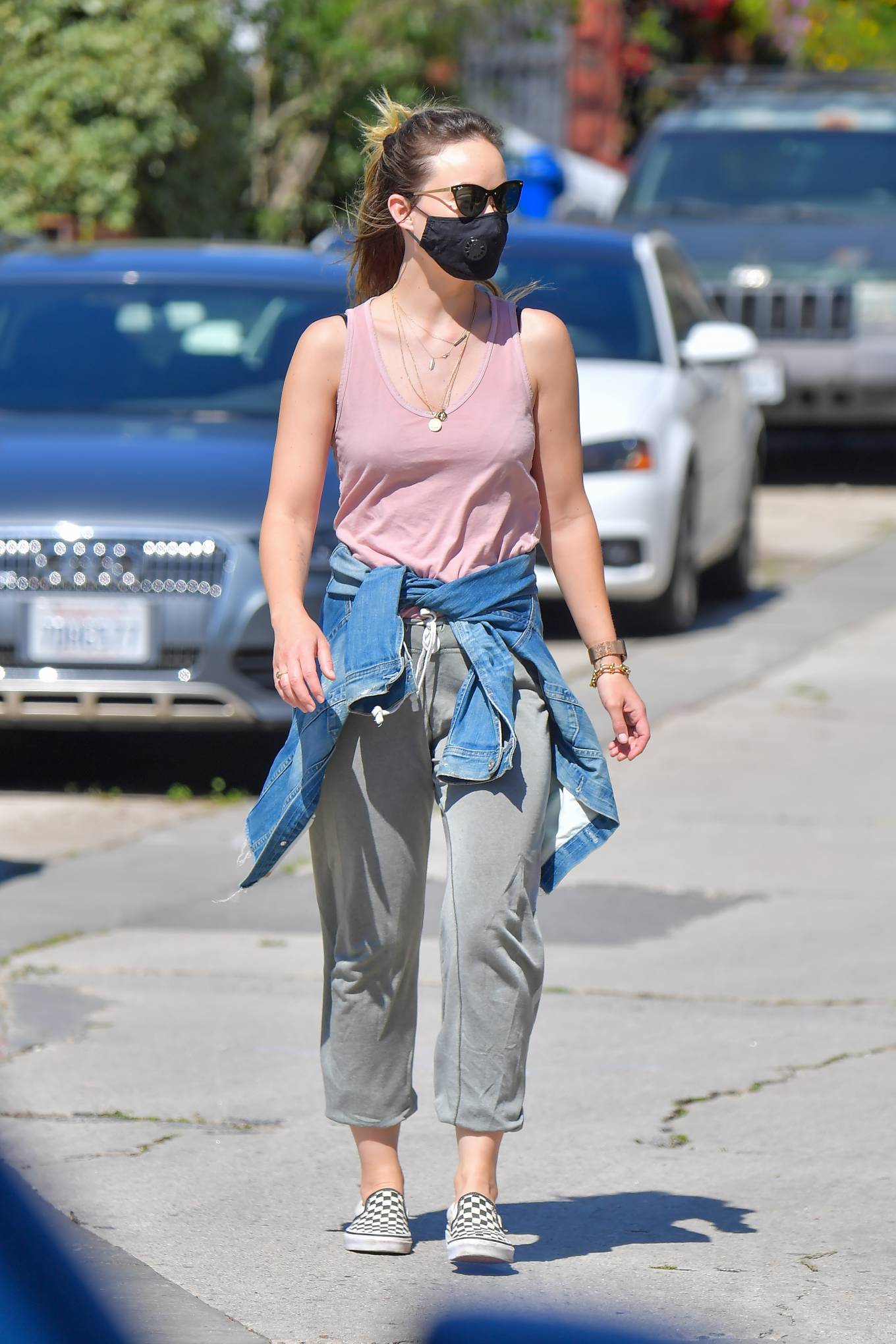 Olivia Wilde 2020 : Olivia Wilde – Takes a walk with a friend in Santa Monica-12