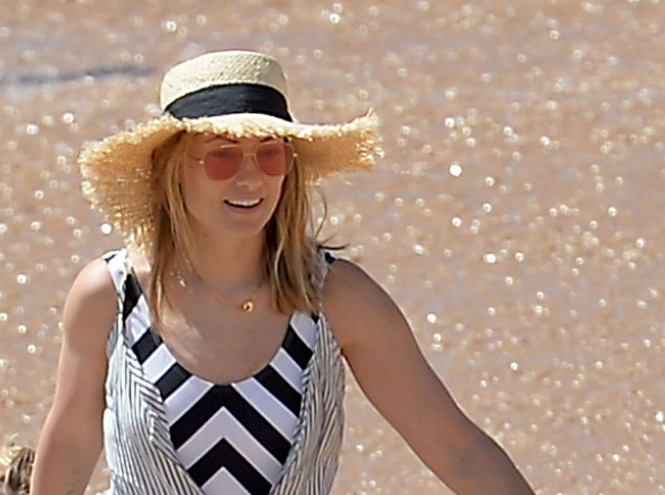 Olivia Wilde was spotted on a Maui beach in Hawaii