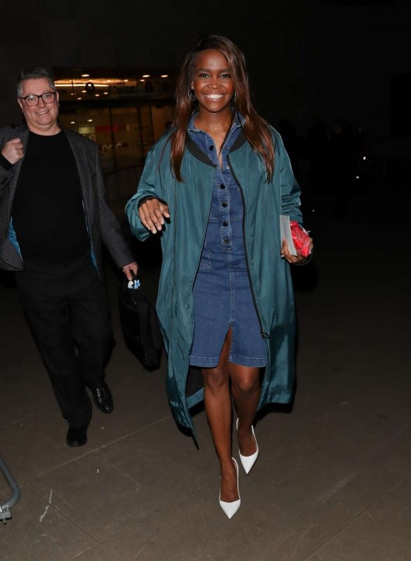 Otlile Mabuse - Leaving The Set Of The One Show in London