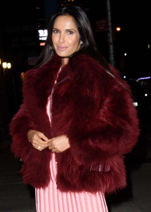 Padma Lakshmi - Arrives to 'Late Show with Stephen Colbert Show' in NY