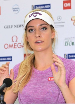 Paige Spiranac – 2015 Omega Dubai Ladies Masters and press conference ...